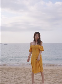 黑川 - NO.070 海岛之旅真爱版-黄色连衣裙(18)